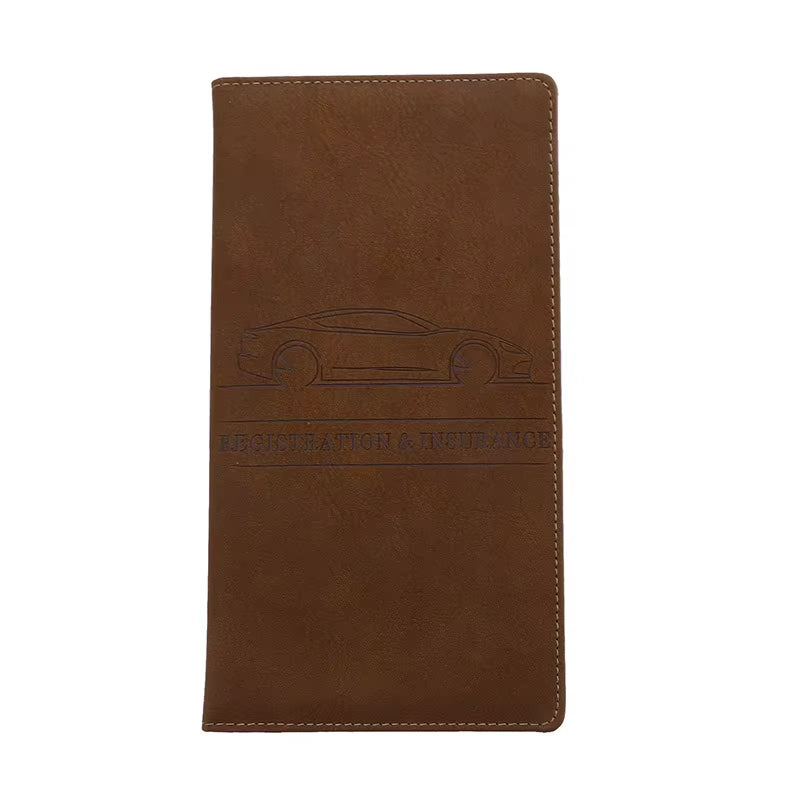 Men'S Card Holder, Car Registration Vehicle License Insurance Card Holder Wallet