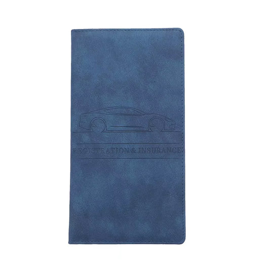 Men'S Card Holder, Car Registration Vehicle License Insurance Card Holder Wallet