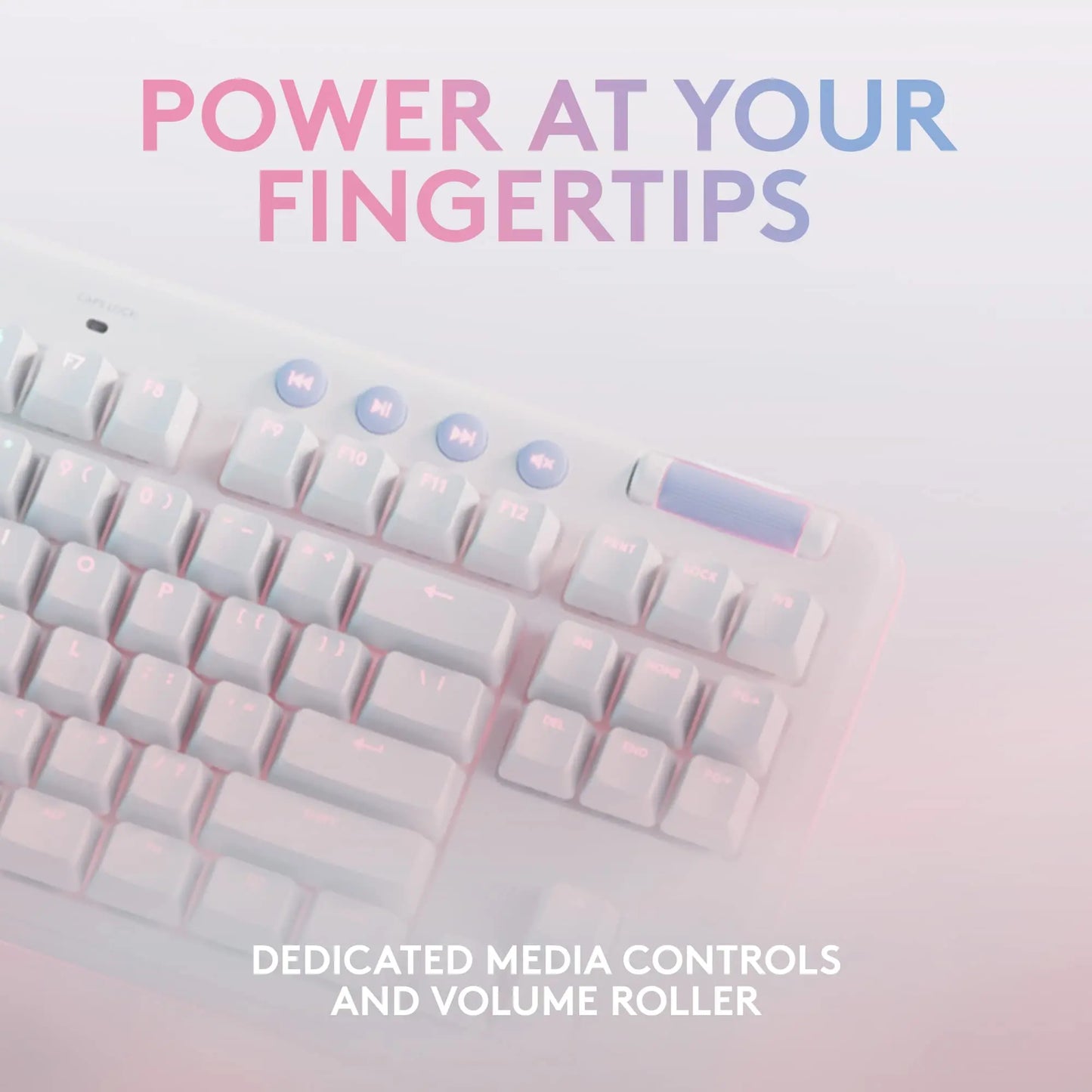 Logitech G715 Wireless Mechanical Gaming Keyboard - Refurbished, Featuring LIGHTSYNC RGB, LIGHTSPEED Technology, and Clicky Switches